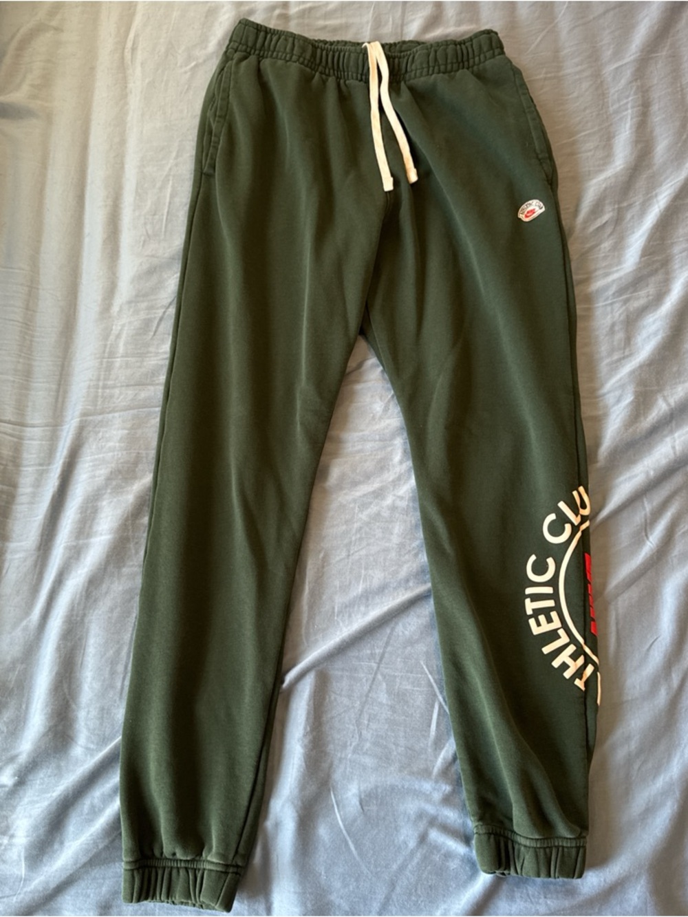 Men’s Olive Green Athletic Club Jogger Pants